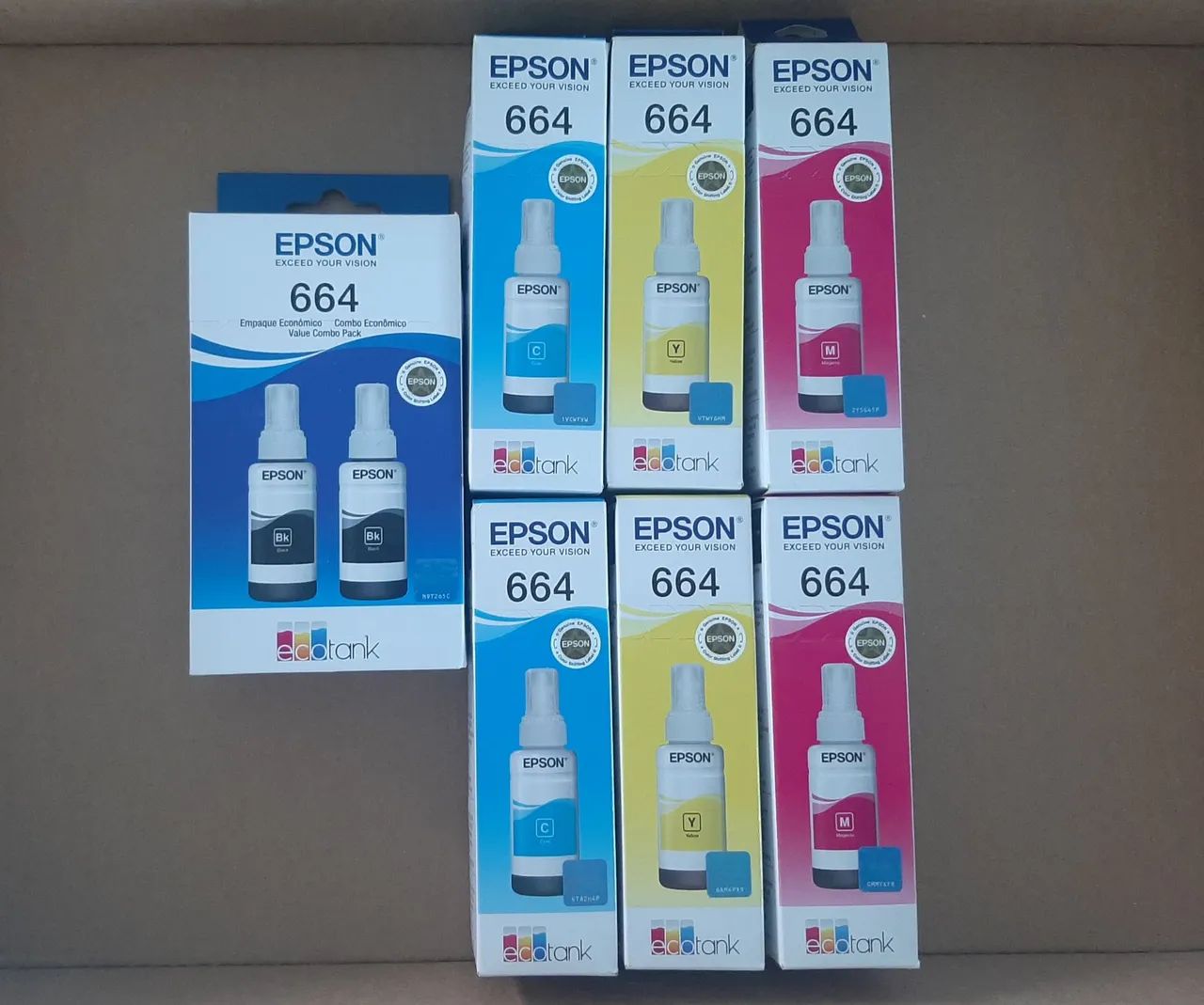 Tintas Epson 664 Originais e Lacradas