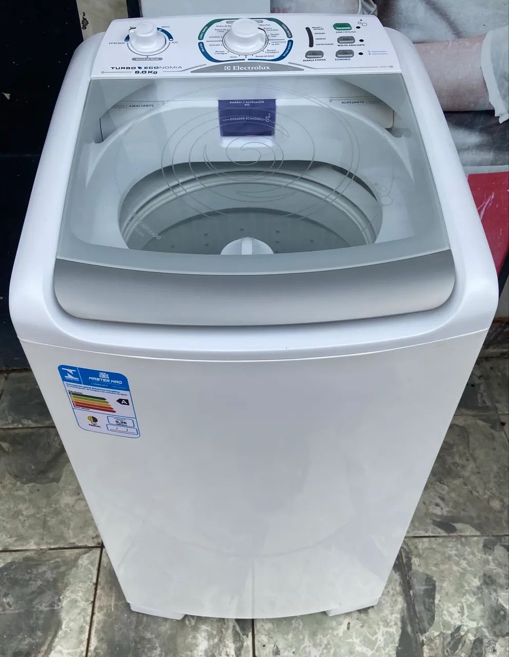 Máquina de lavar Eletrolux funcionando perfeitamente!