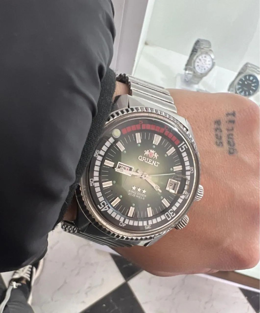 Relíquia-Orient Automático King Diver Vintage - Foto 2