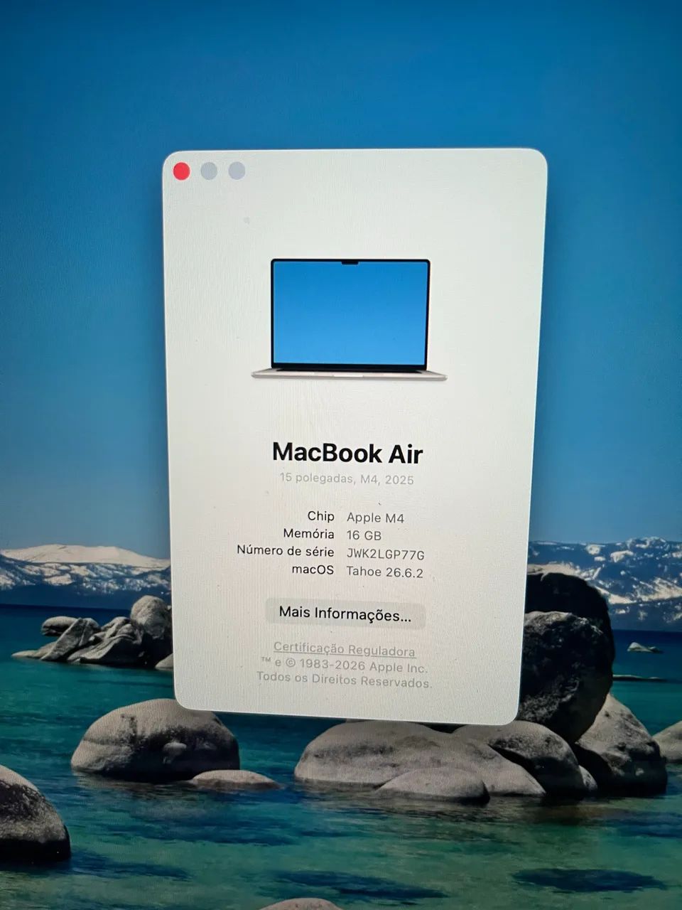 MacBook Air m4 16ram 256gb 15 polegadas - Foto 5