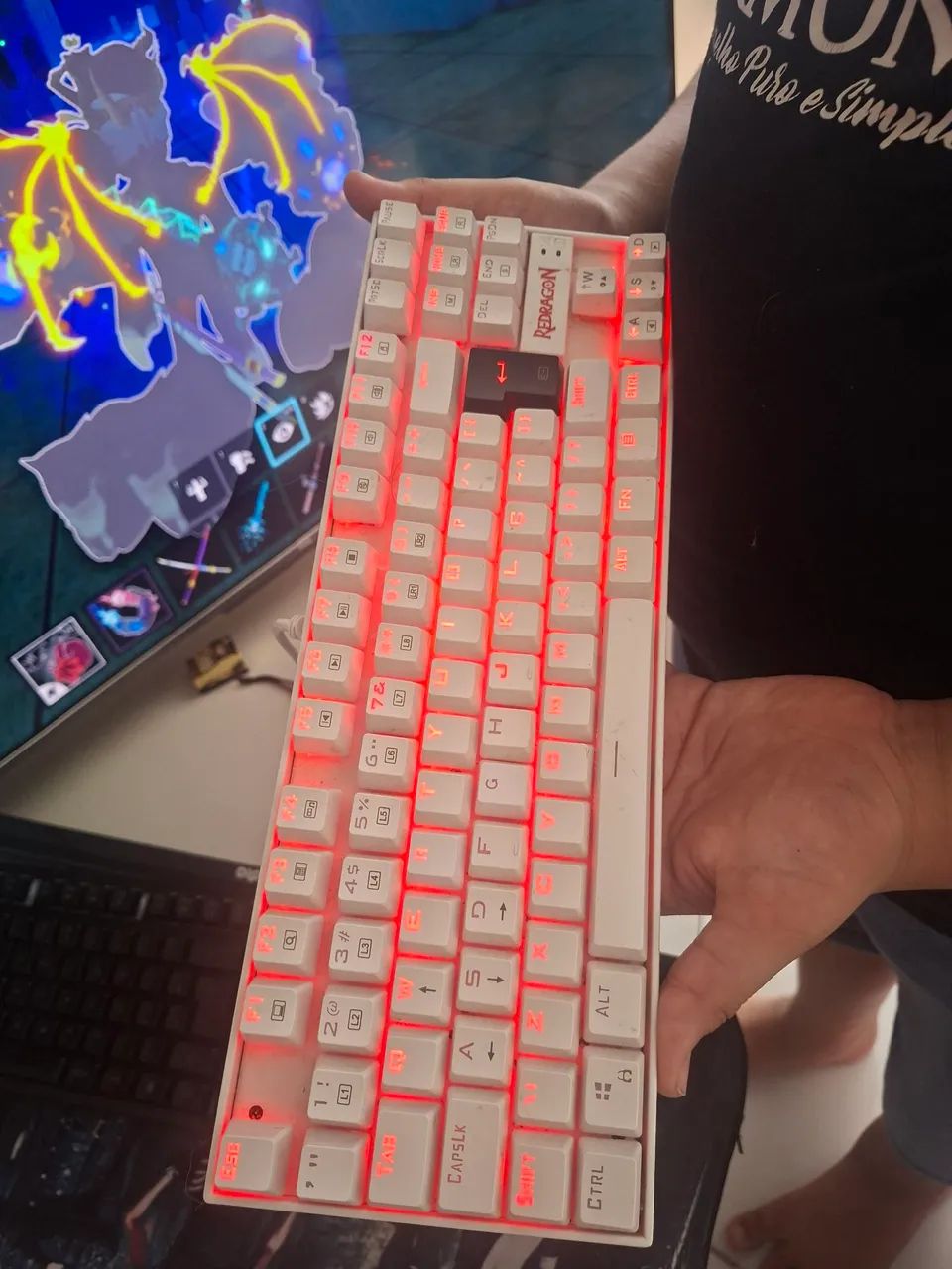 Teclado e mouse gamer - Foto 3