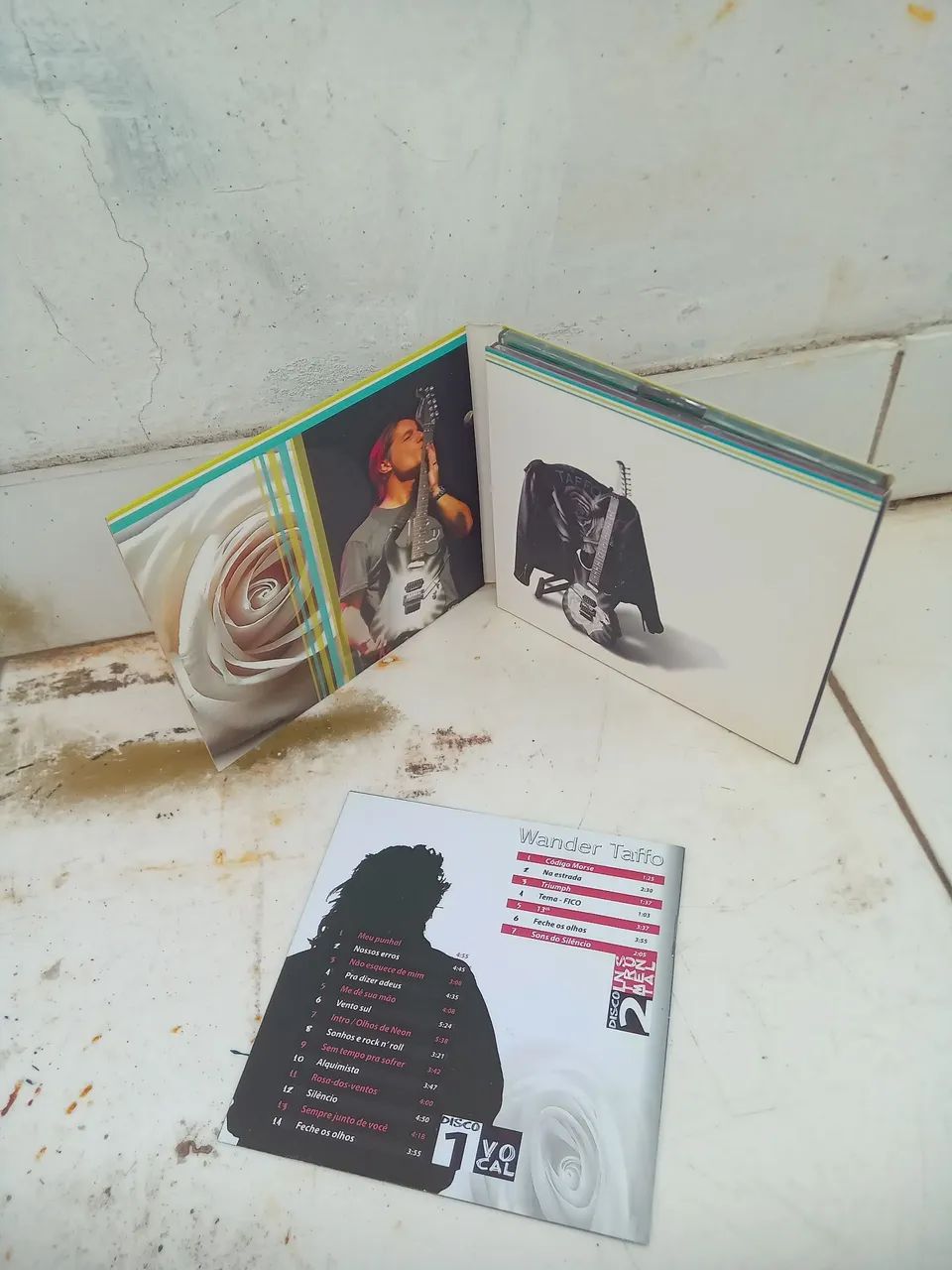 Box CDs duplo raro Wander Taffo 2006 compilação - Foto 4