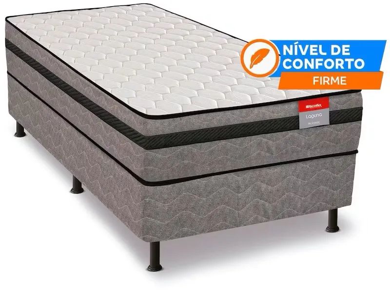 Cama Box Conjugada Solteiro Reconflex de Mola - Foto 2