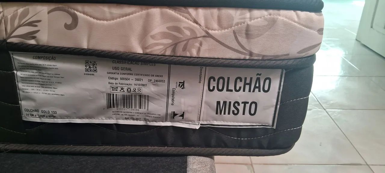 Colchão e base: cama de solteiro - Foto 3