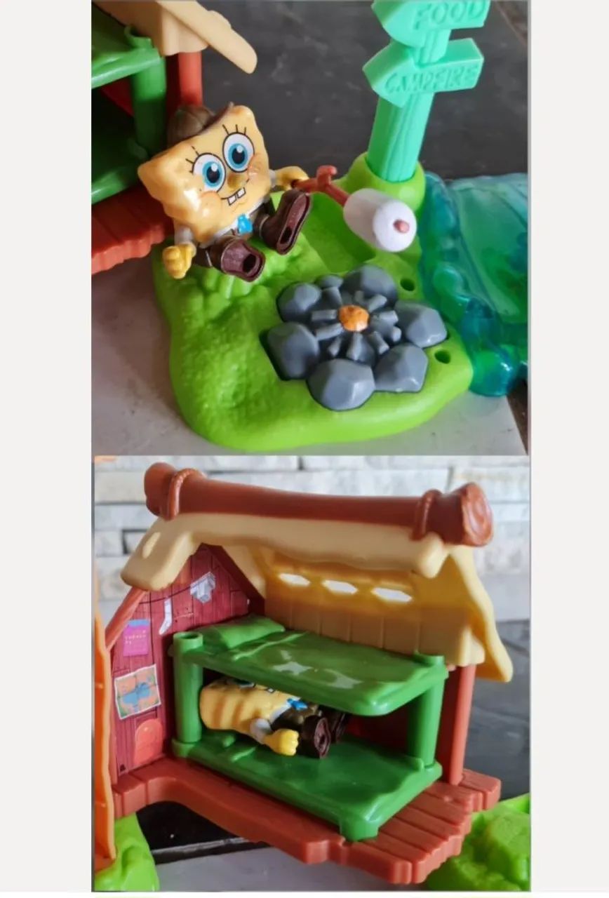 Acampamento bob esponja imaginext  - Foto 4