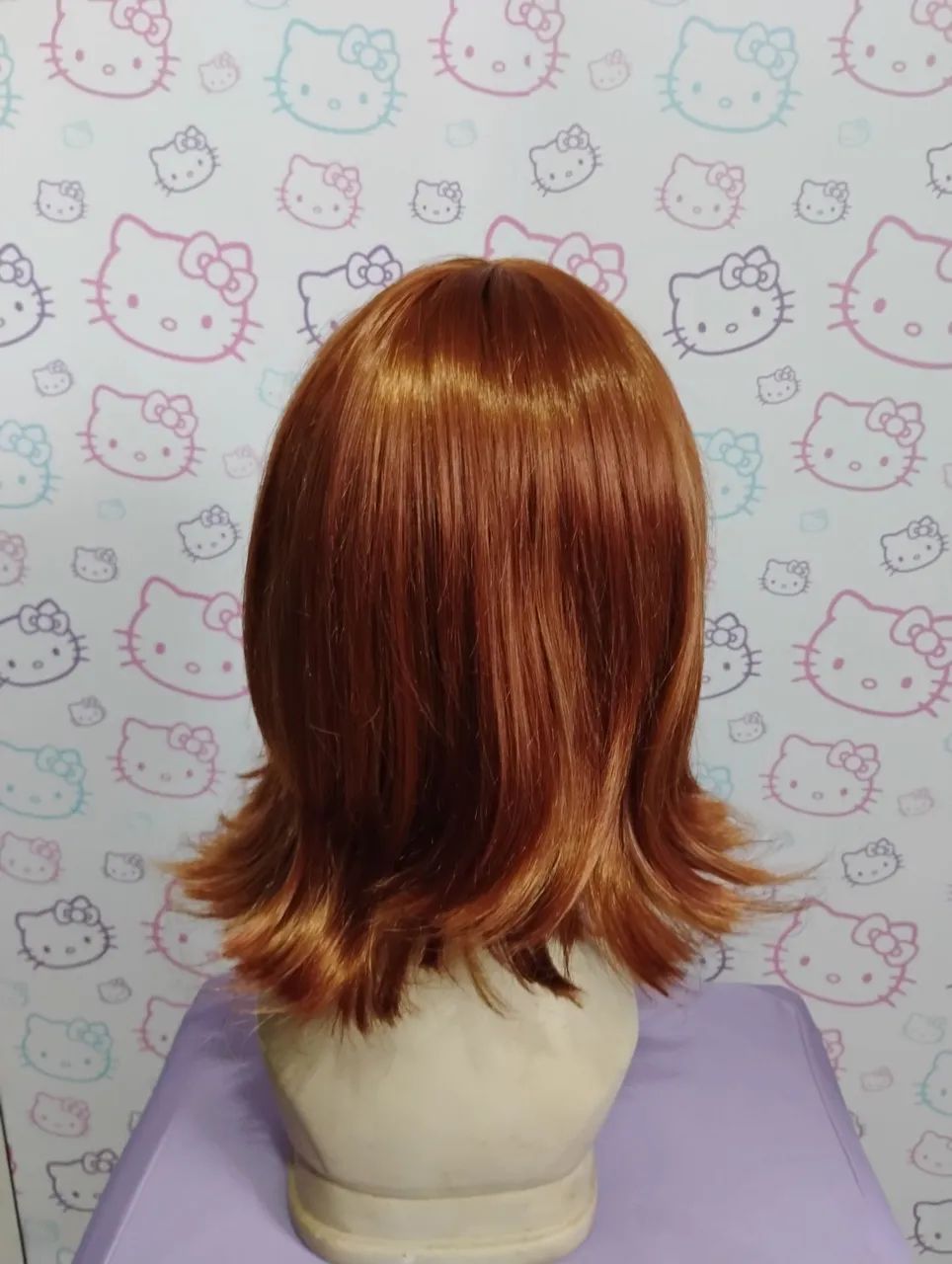 Peruca castanha com mechas - Foto 4