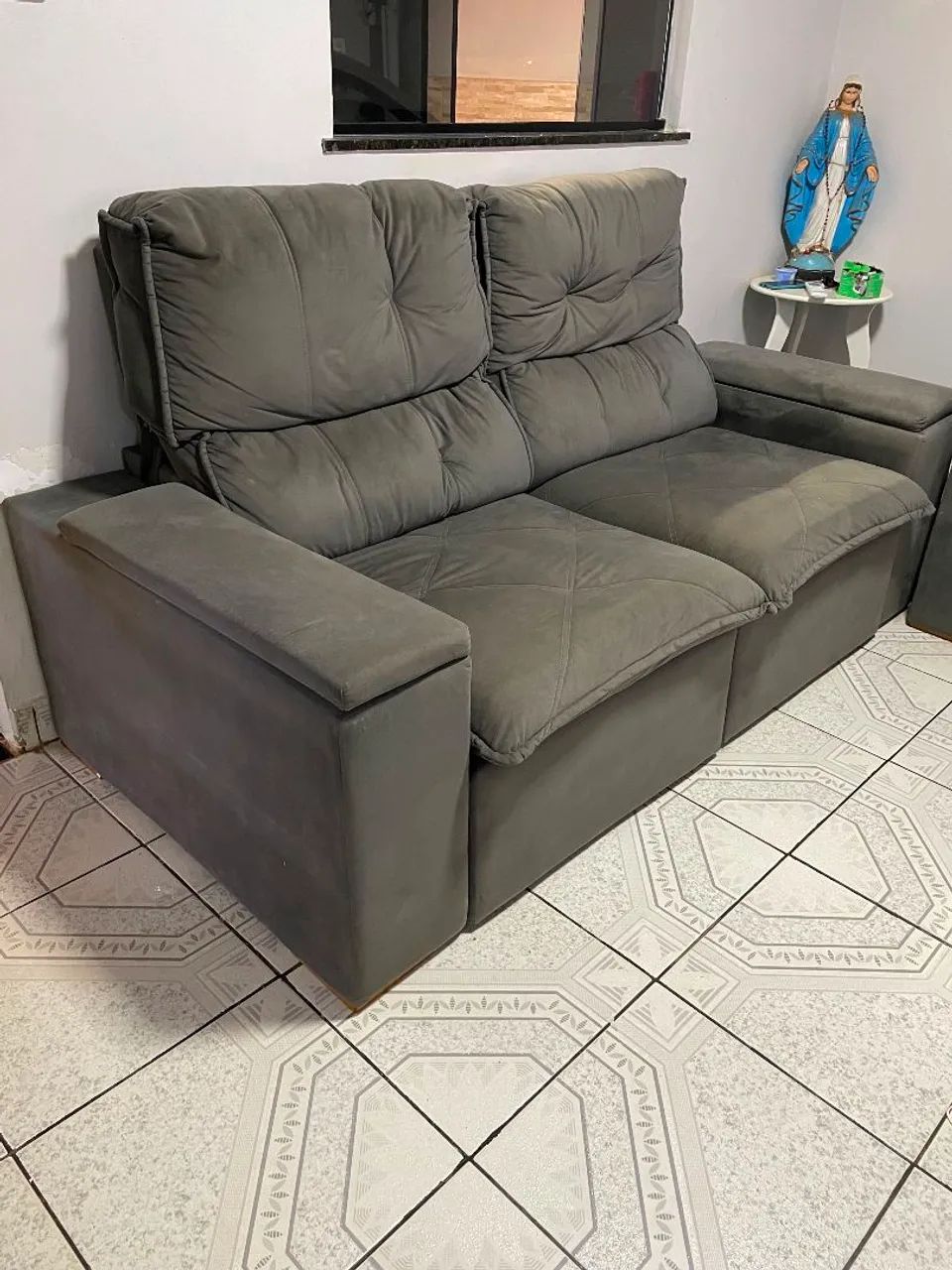 Sofá retrátil e reclinável   - Foto 4