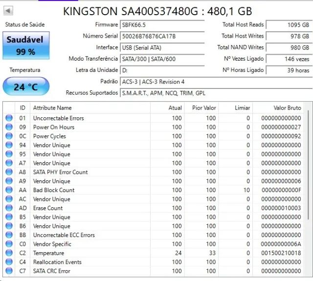 SSD 480GB  - Foto 4