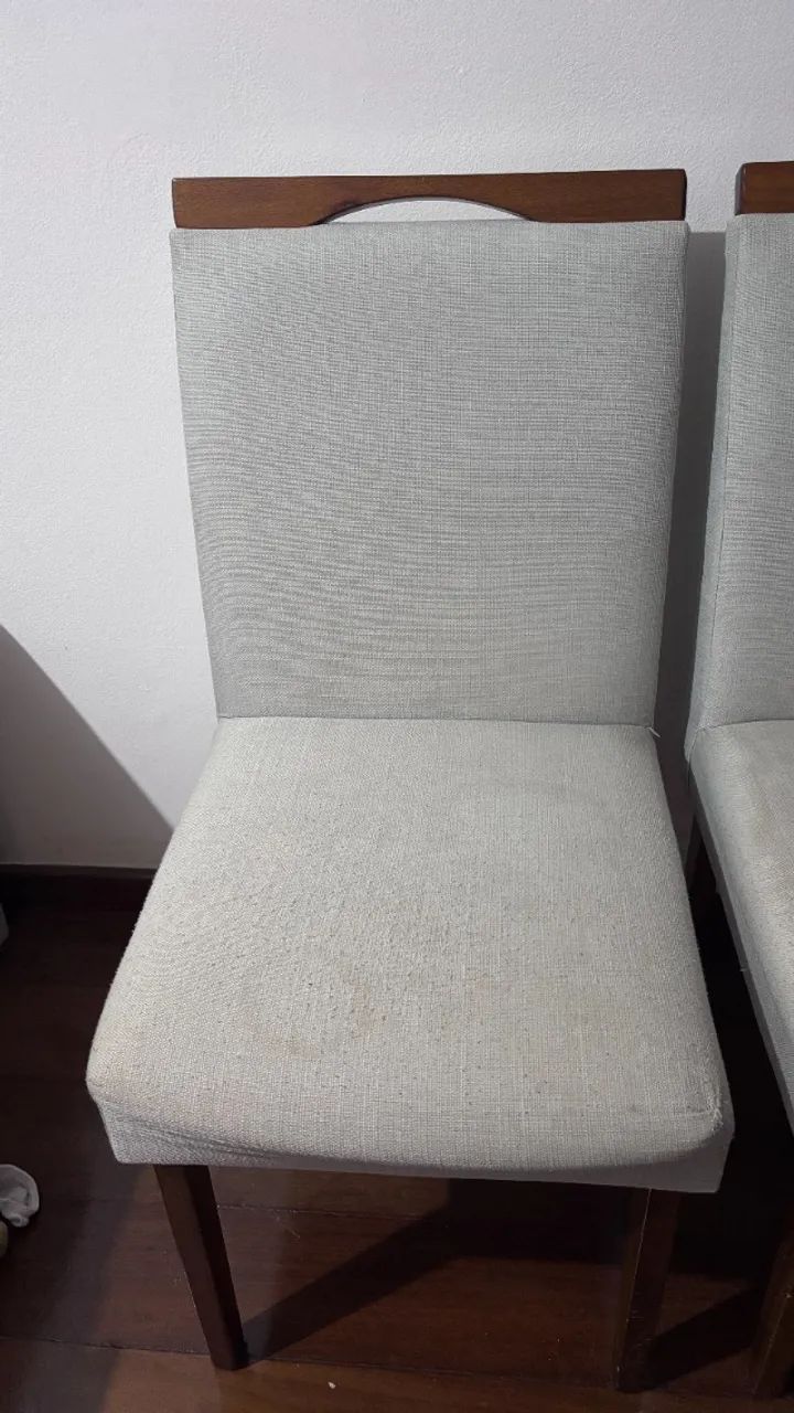 Mesa sala: 145x90 + 4 cadeiras - Foto 5