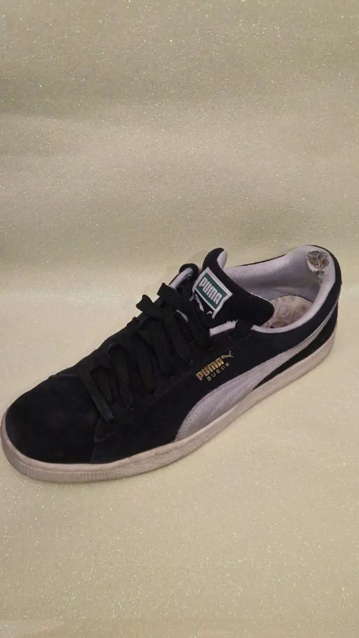 tênis puma suede preto 40 - Foto 3