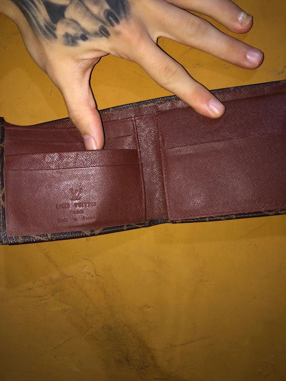 Carteira Louis Vuitton Masculina Monogram Bifold Vintage  - Foto 2
