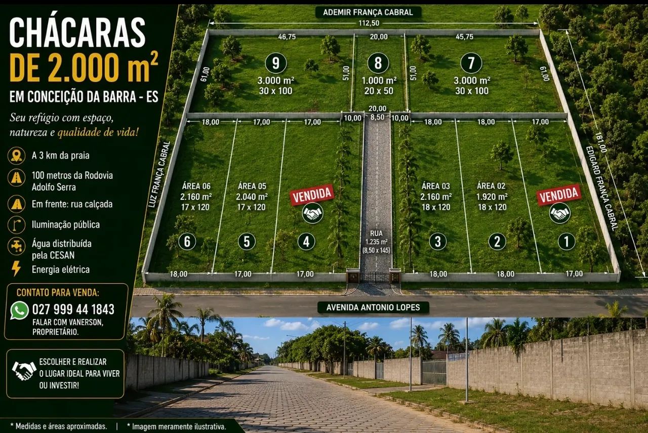 Chácaras  é sítios em Conceição da barra ÉS - Foto 4