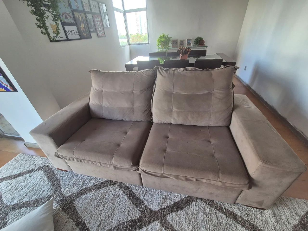 Vendo sofá reclinável e com extensão da perna