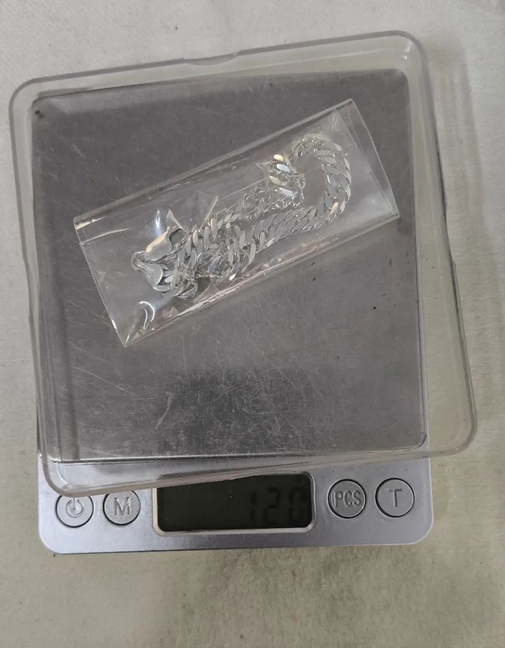 Pulseira Prata elo duplo - Foto 2