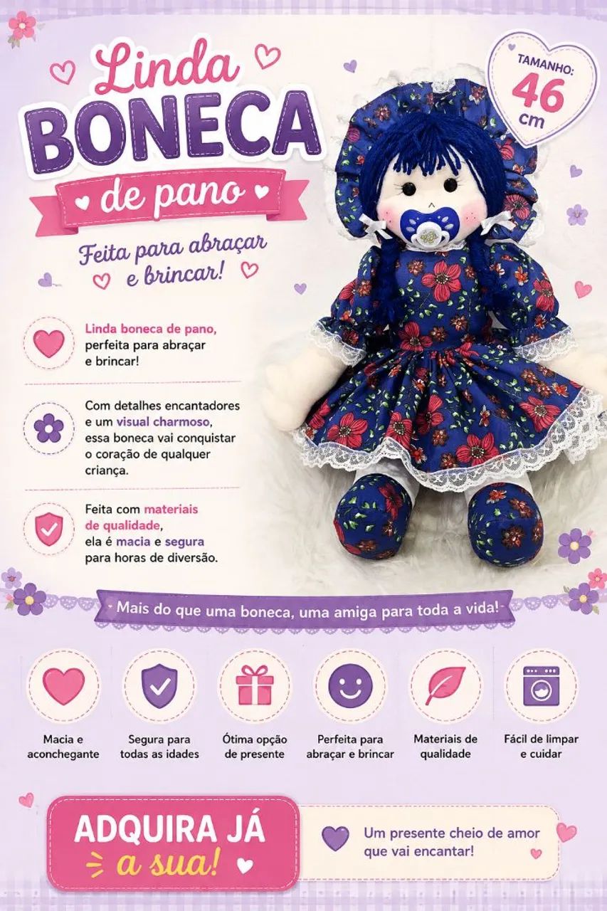 Bonecas de Pano  - Foto 4