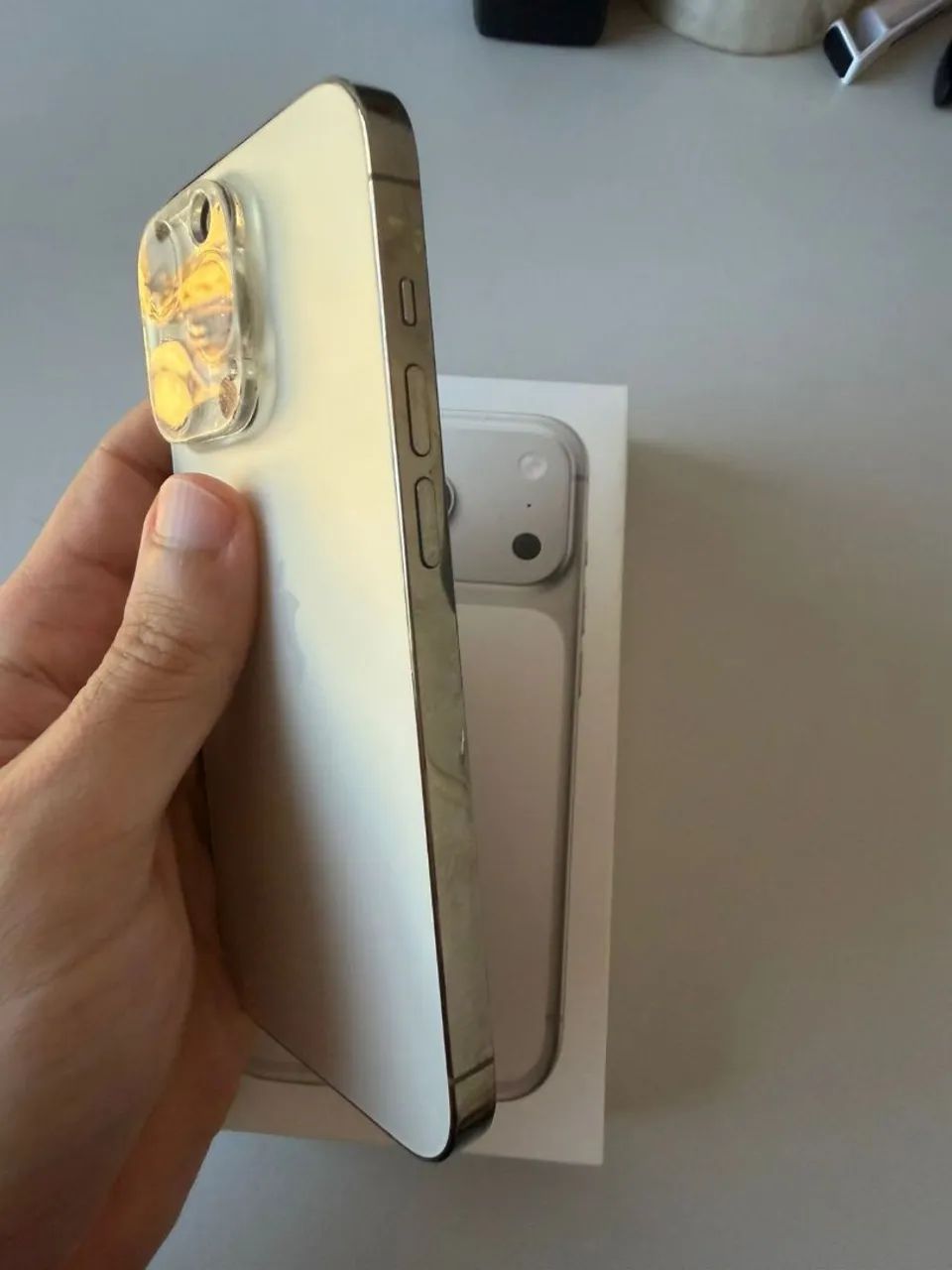 Iphone 14 Pro branco 128gb - Foto 3