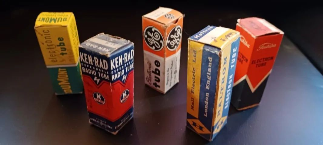 tubos de rádio antigos. decoração/vintage. raridade - Foto 4