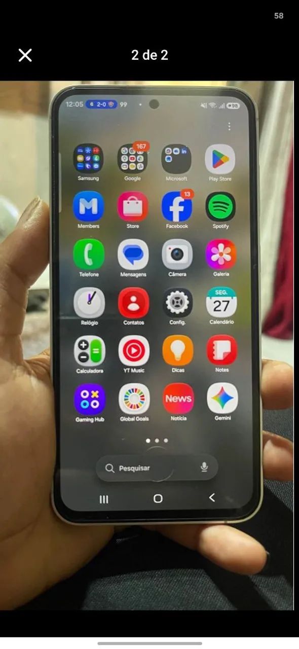 Samsung S23 Fe celular - Foto 2