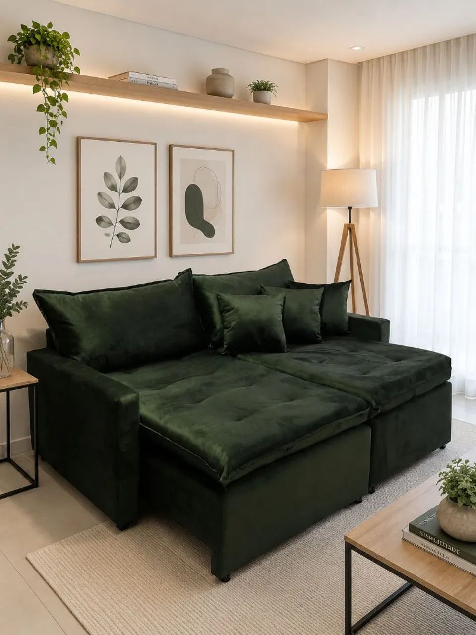 SOFÁ RETRÁTIL, escolha tamanho e Cor! OFERTA IMPERDÍVEL! - Foto 4