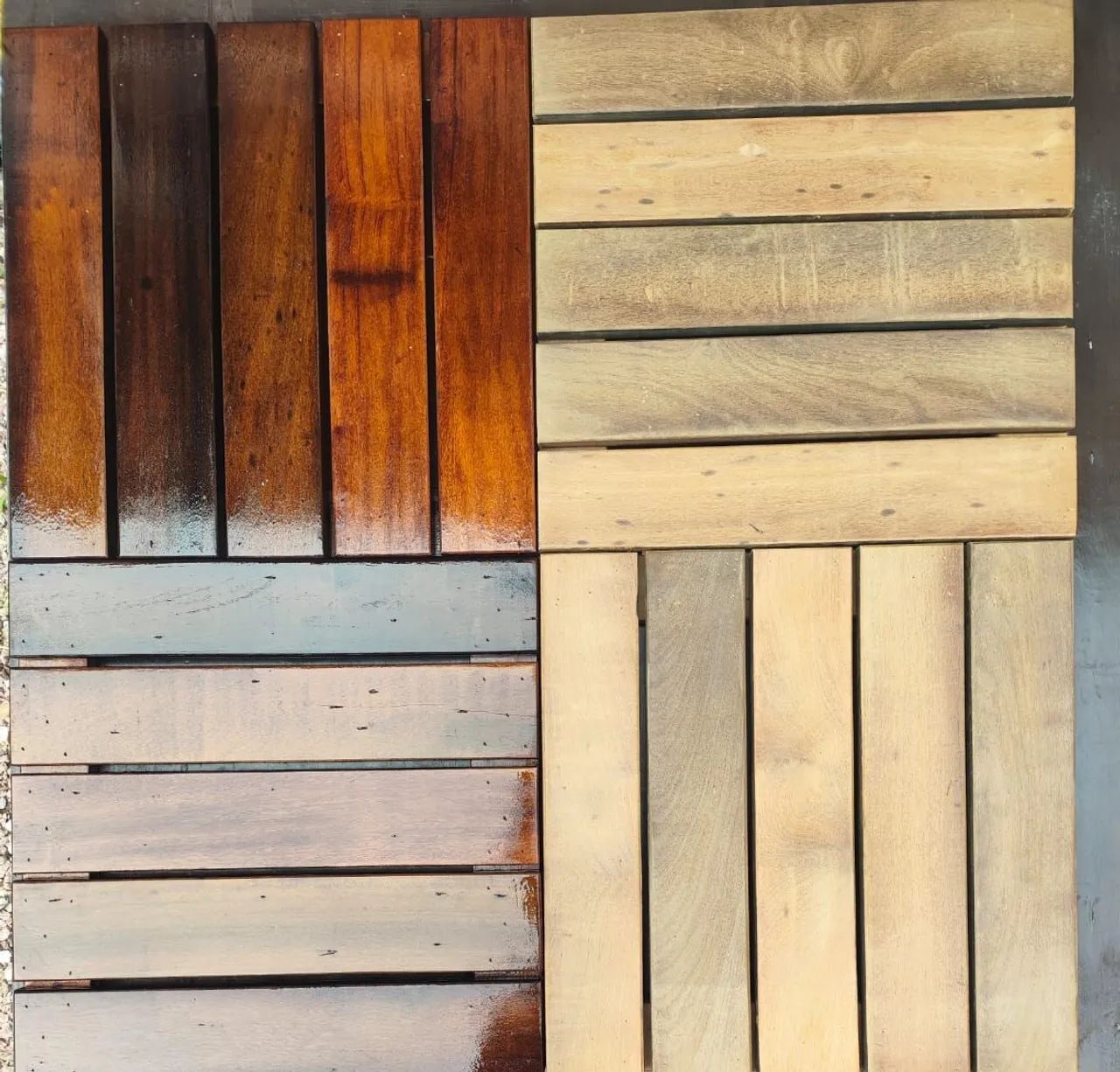 Deck modular de itauba  *madeira nobre 