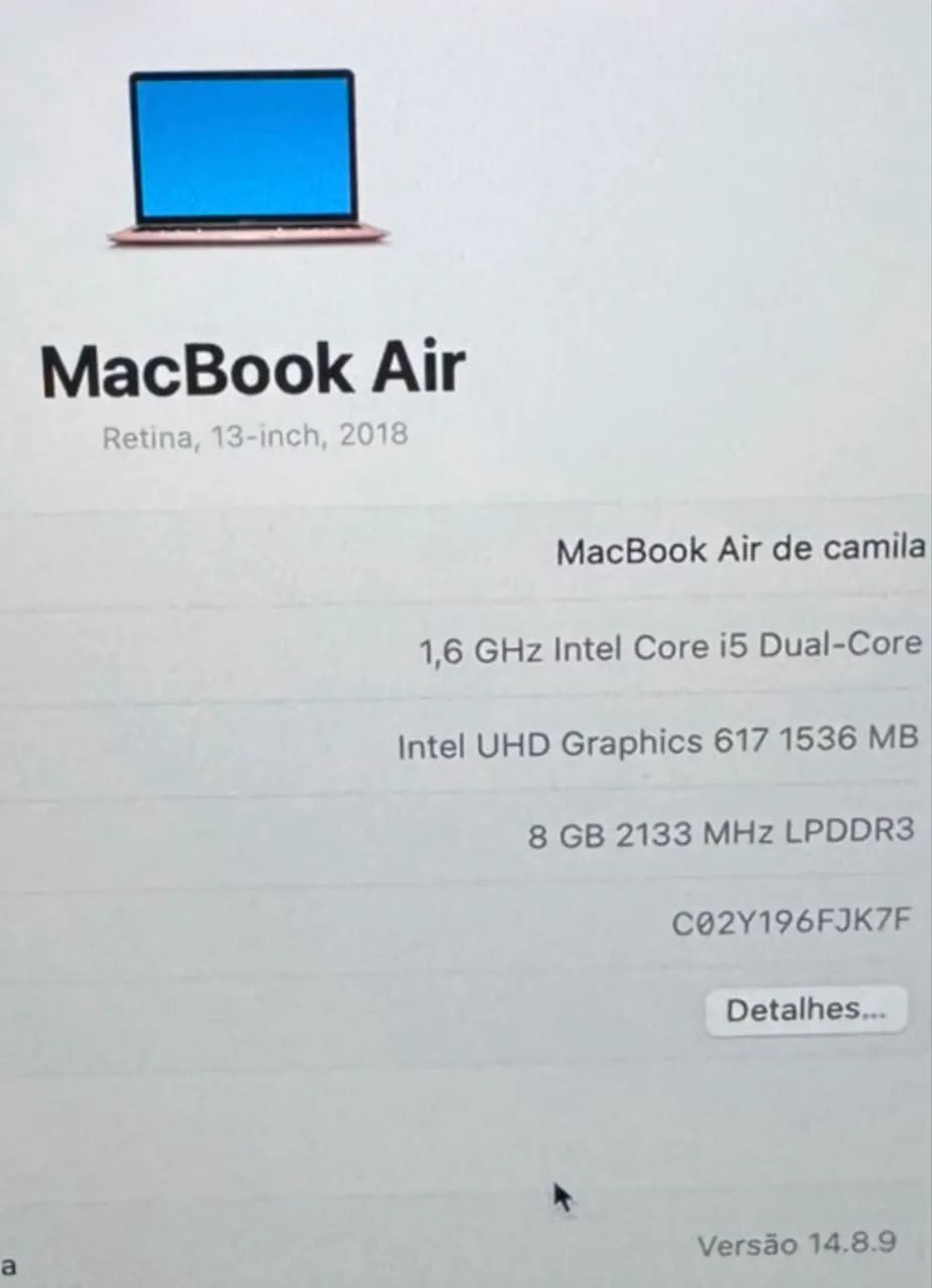 MACBOOK AIR 13 em excelente estado - Foto 5