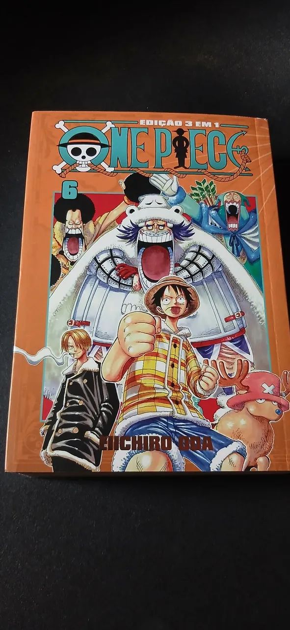 Coleção One Piece 3 em 1 Vol.1,2,3,5,6. - CDs, DVDs etc - Vila dos