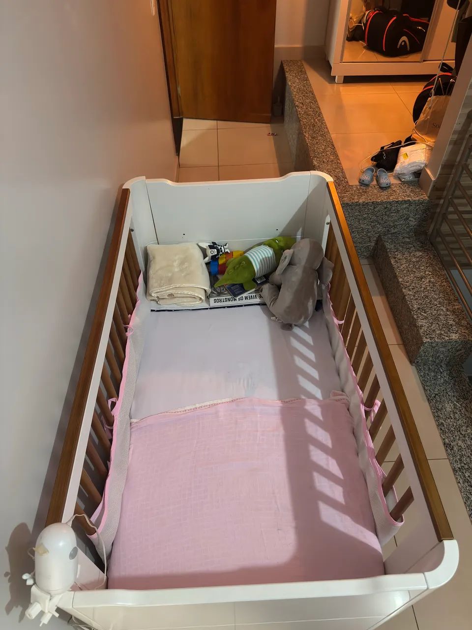 Berço Evolutivo 3 em 1 Matic Albi - Off-white - Foto 2