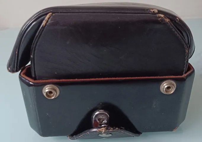 Estojo rígido (case) Nikon CH-4 em couro preto para Nikon F2 - Foto 3