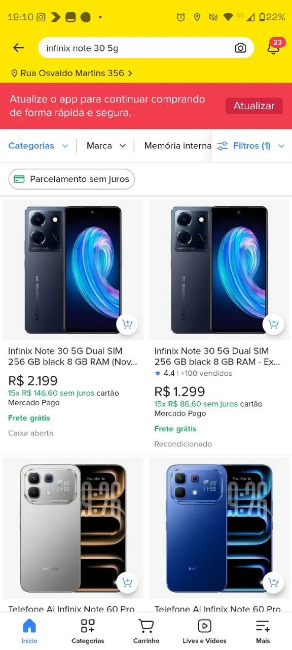 Celular infinix note 30 5G