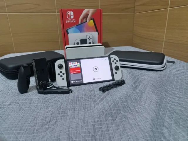 Nintendo Switch Oled branco - Foto 5