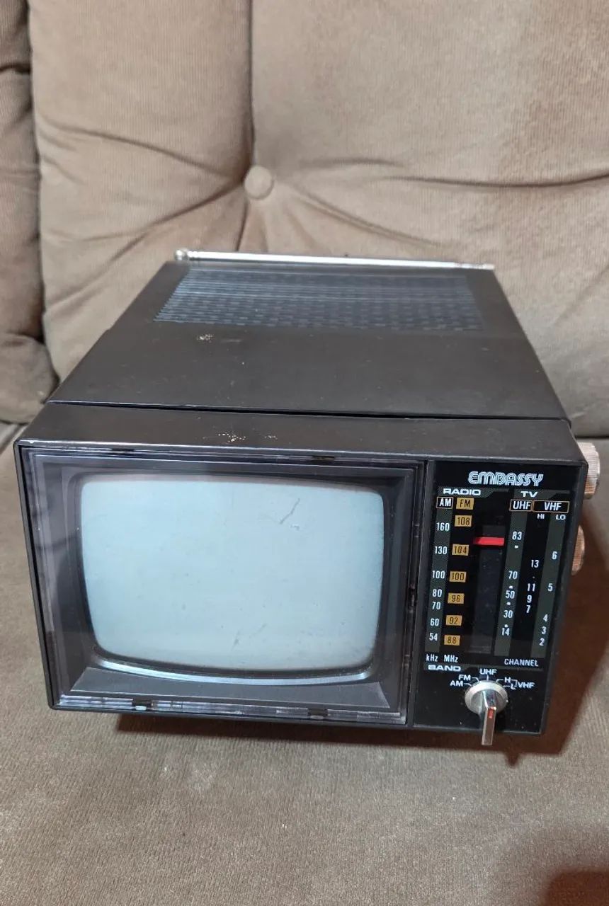 Tv portatil rara 1987 colecionáveis