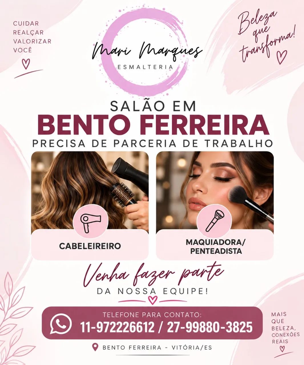 Vaga em salão 
