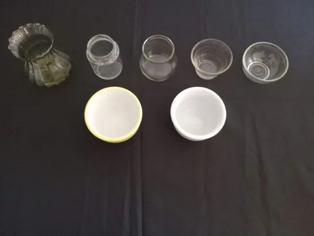 Potes em porcelana e vidros para pintura - Foto 2