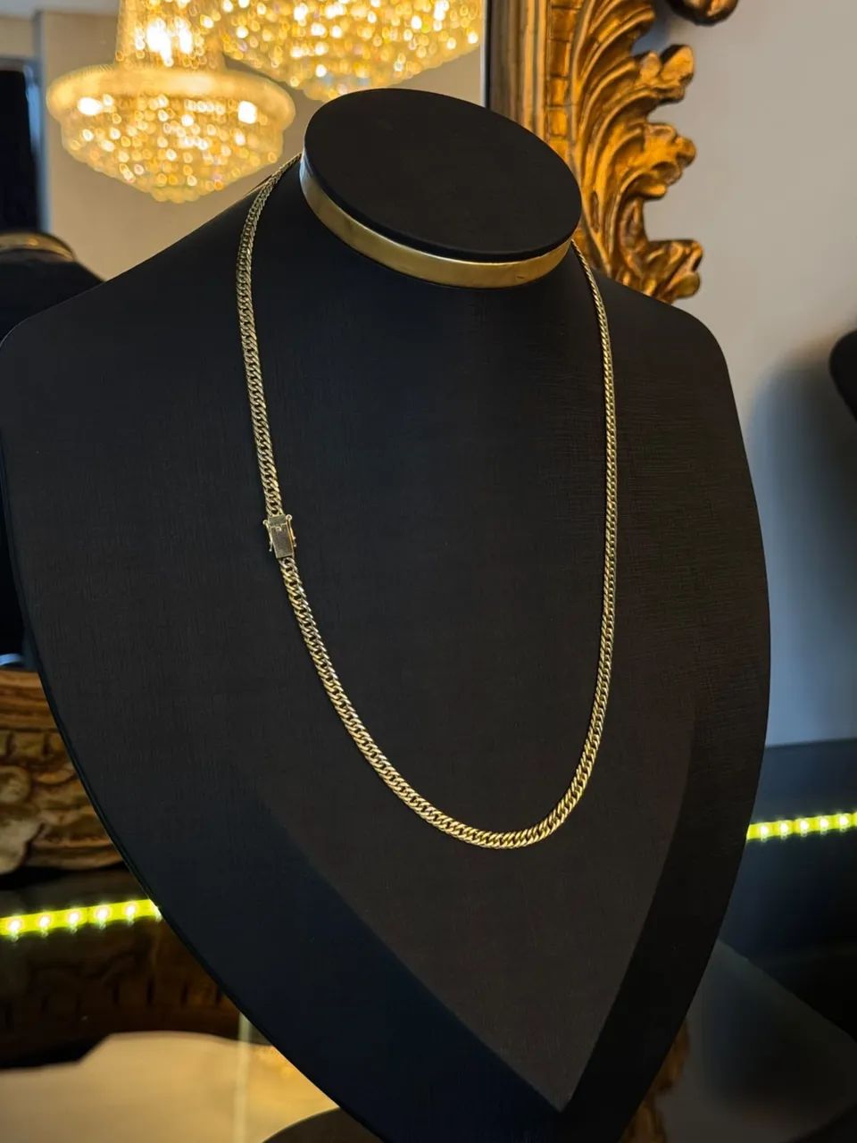 Corrente Grumet Duplo em Ouro 18k 750 - Foto 3