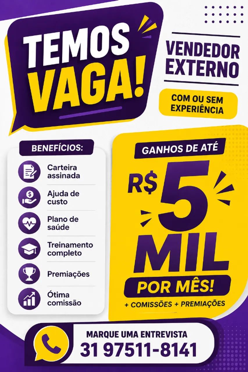 Estamos Contratando.