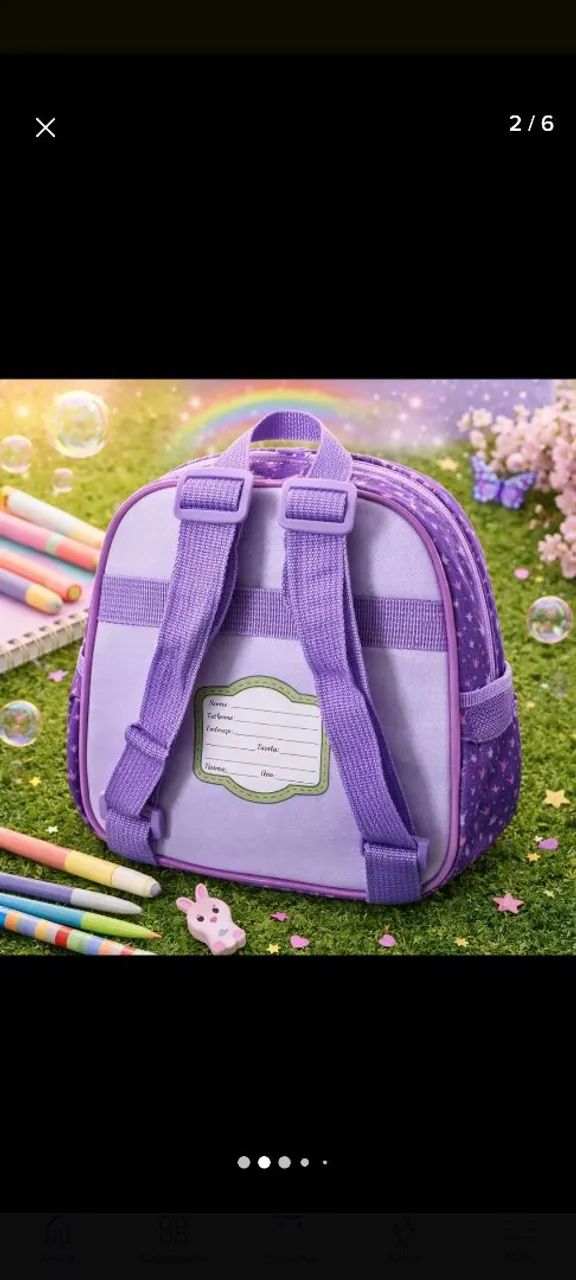 Kit de mochila com rodinhas , mochila térmica e estojo 65573794336002122