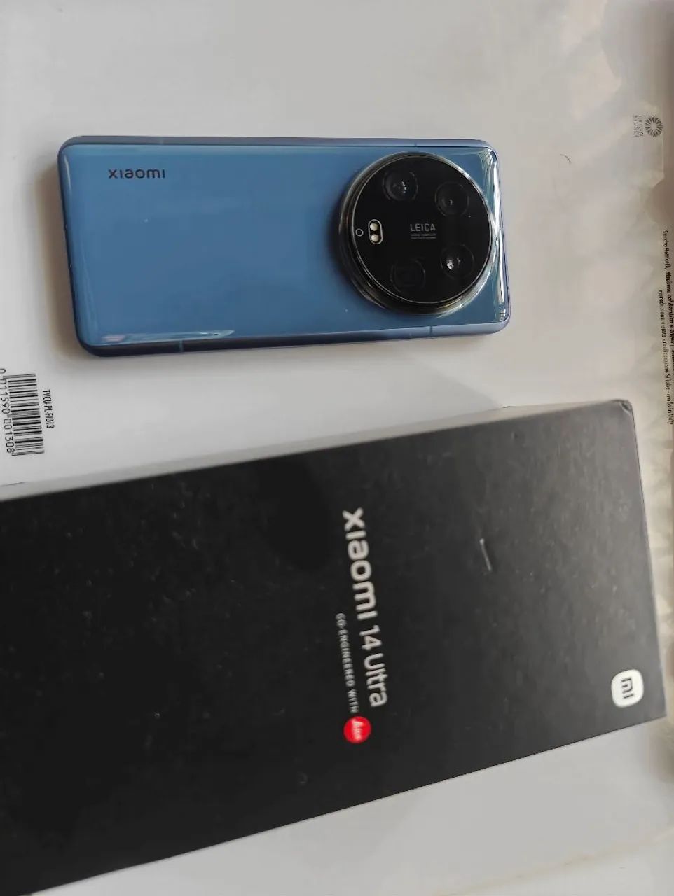 NOVO - Xiaomi 14 Ultra 12GB / 256GB Azul UNICO! Dual Sim Leica +