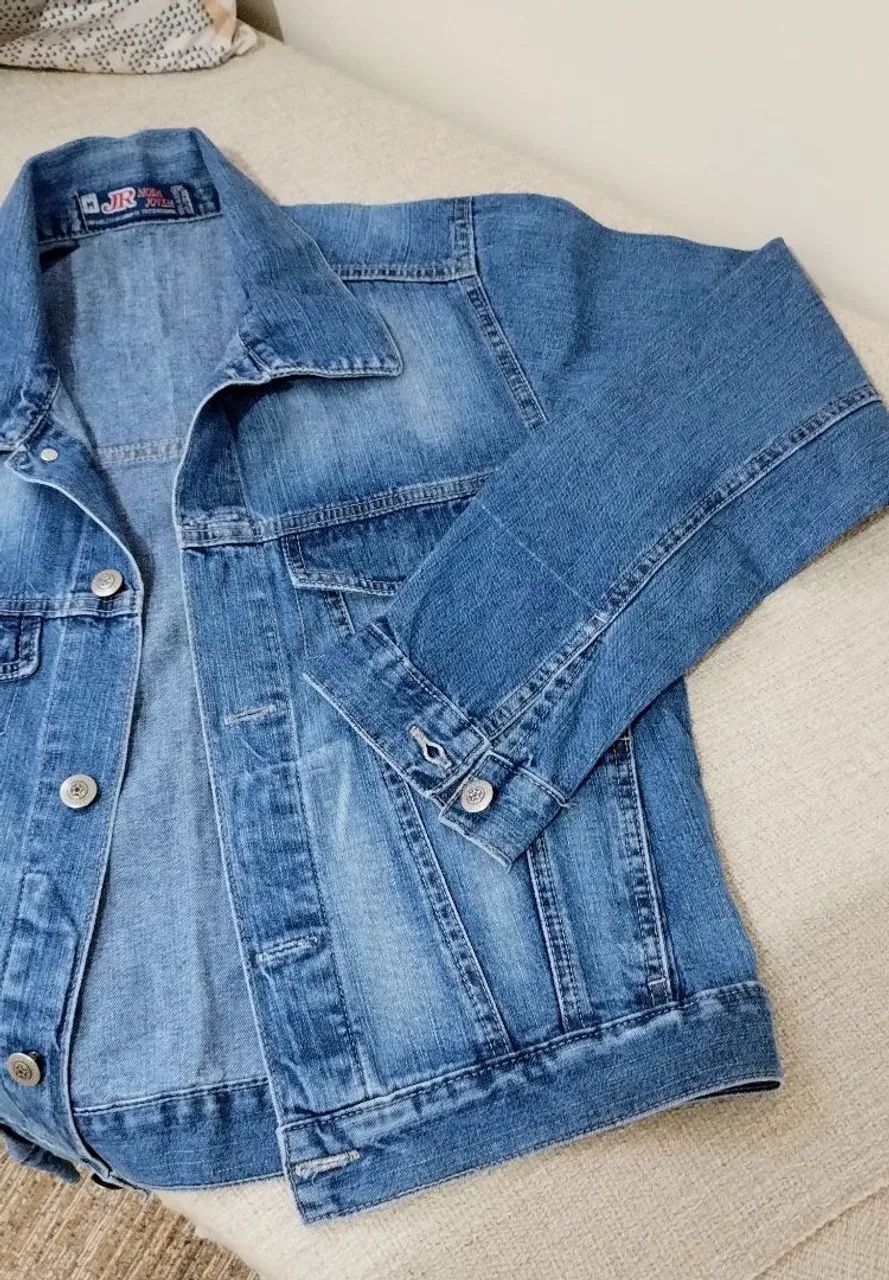 Jaqueta jeans feminina 