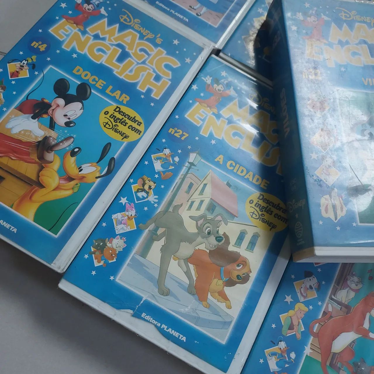 VHS 9 FITAS Disney MAGIC ENGLISH