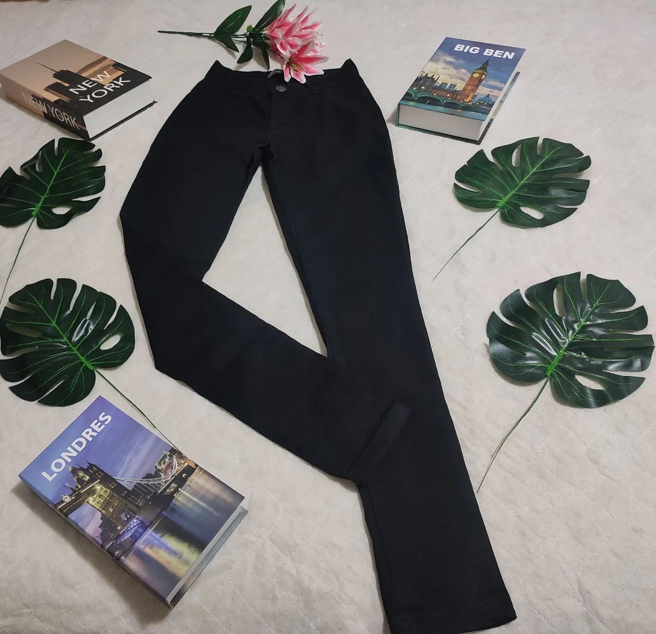 Calça Jeans Feminina Skinny com Lycra 