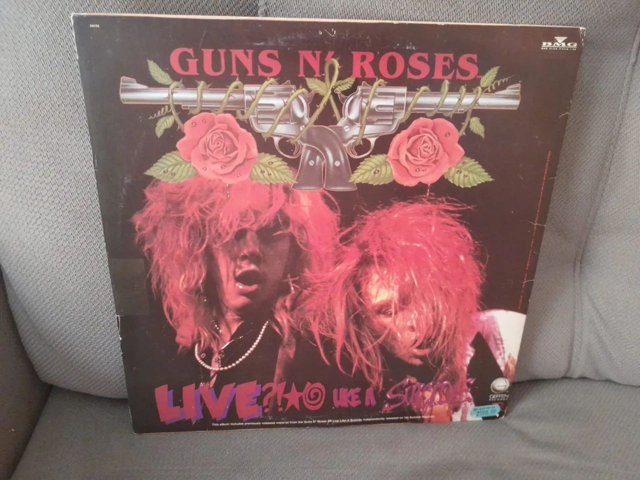 Disco de vinil  guns n' roses live like a suicide