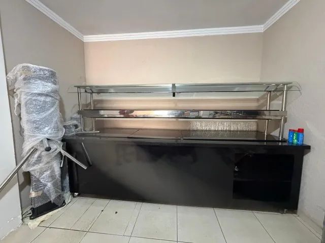 Buffet pista quente e fria cozimaq medidas 2850x900x850mm - Foto 2