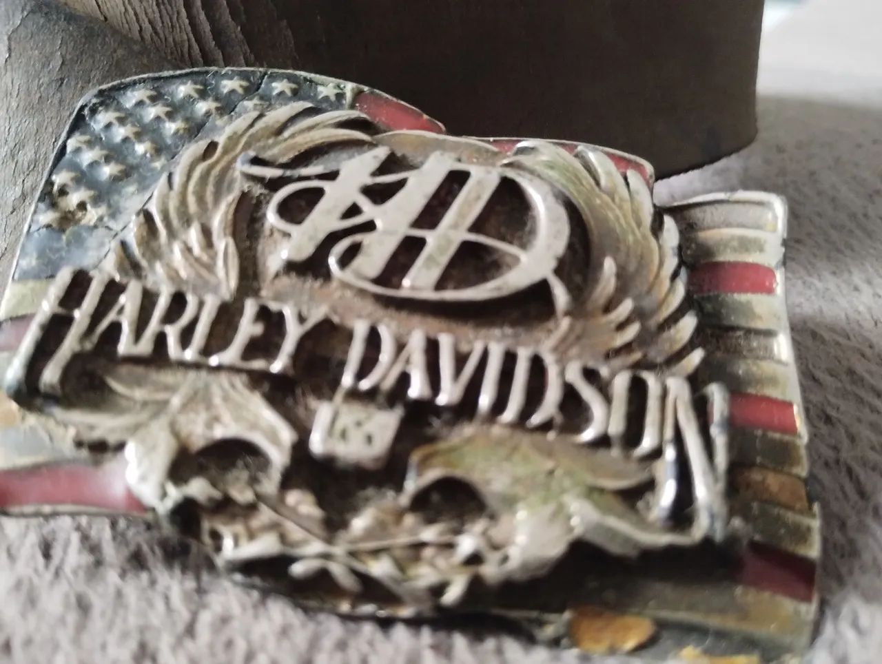 Harley Davidson cinto de couro