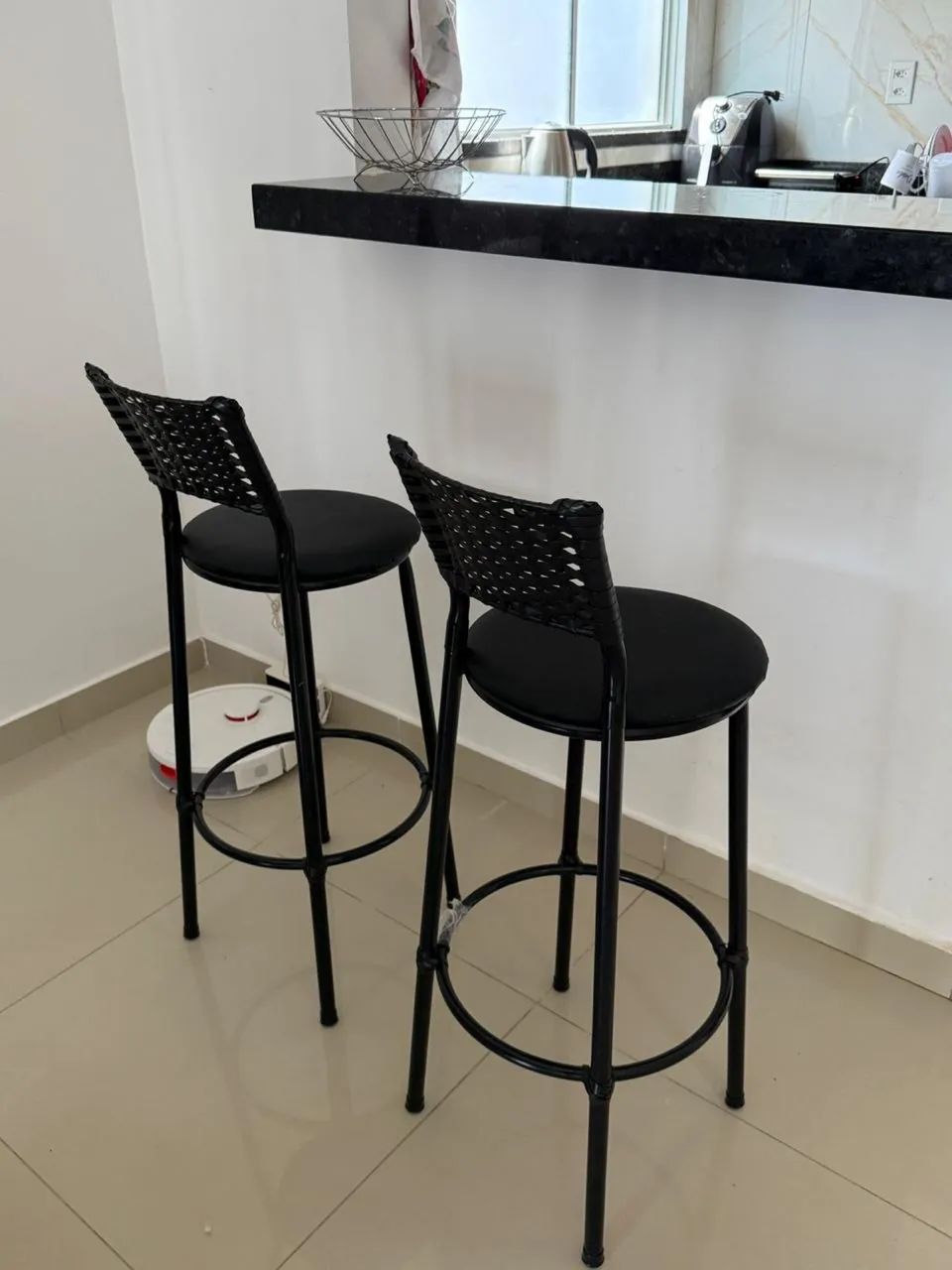 JOGO DE 2 BANQUETAS ALTA  - Foto 3