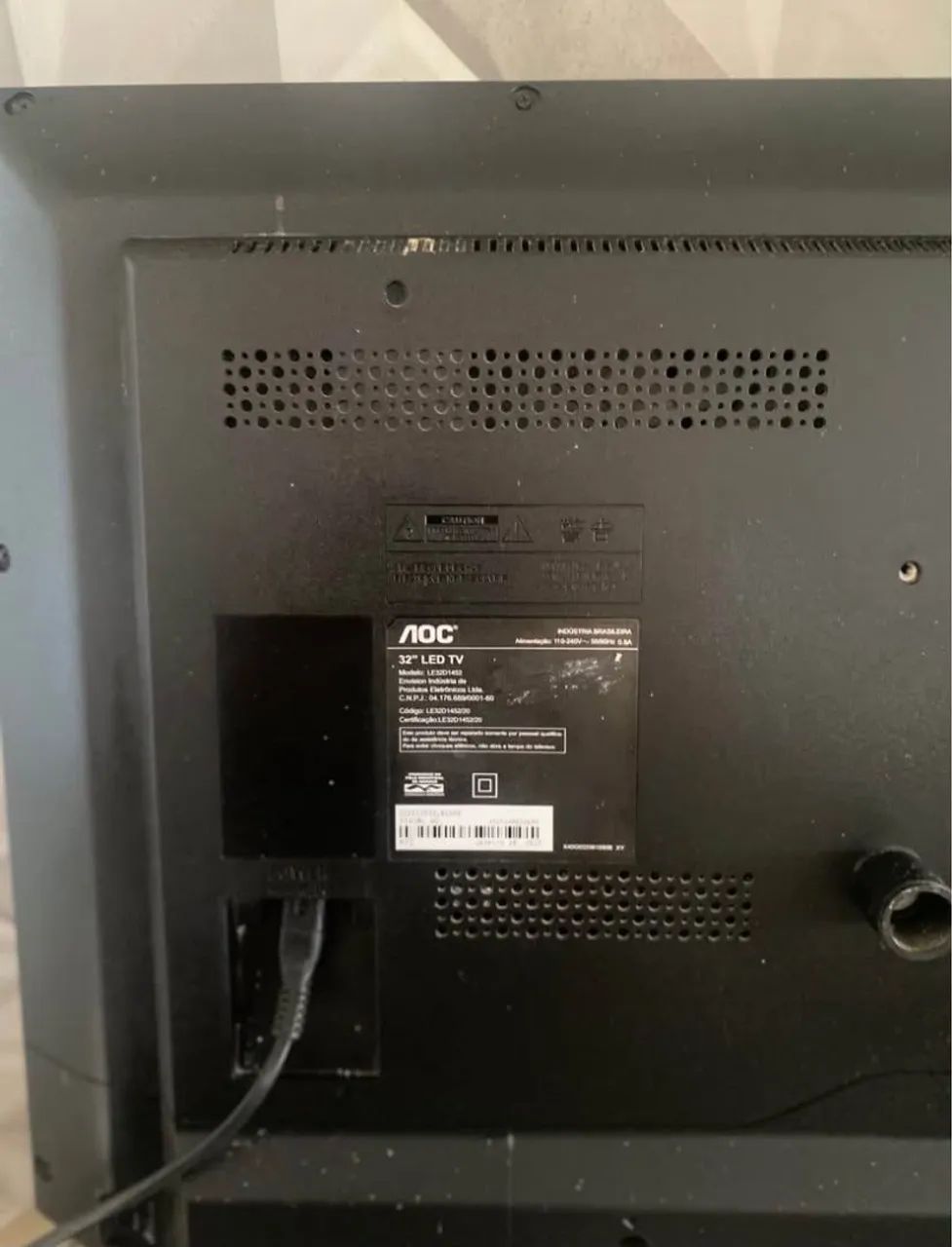 Tv AOC 32" não é smart polegadas, valor 450 R$ - Foto 4