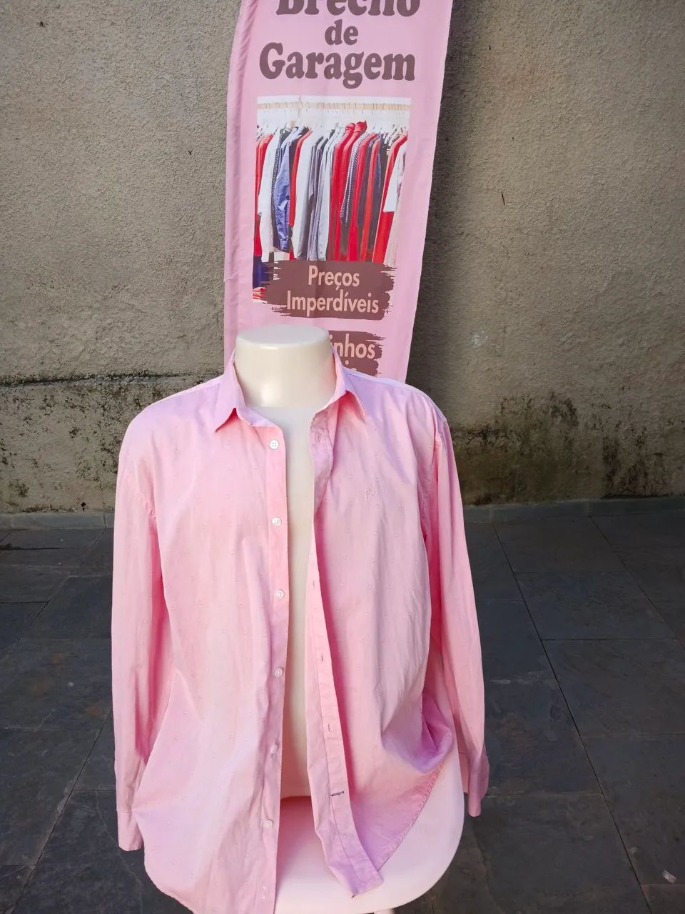 Camisa Social Masculina Manga Longa