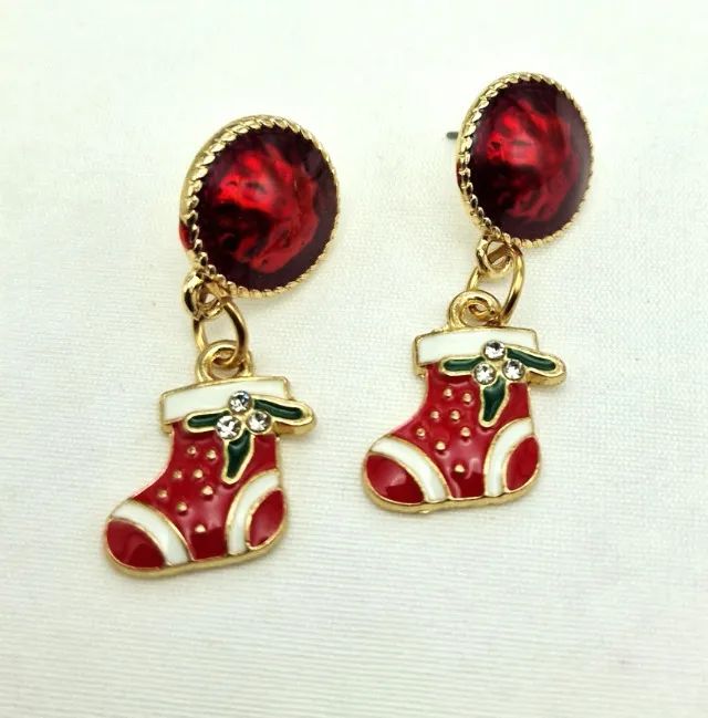 Brincos de Natal 