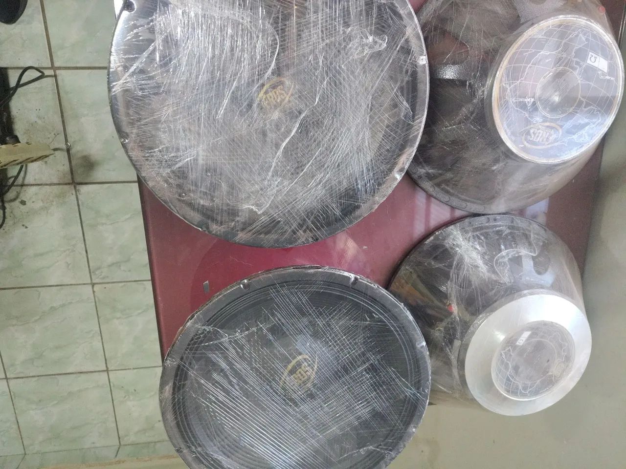 4 alto falante de 15 polegadas 