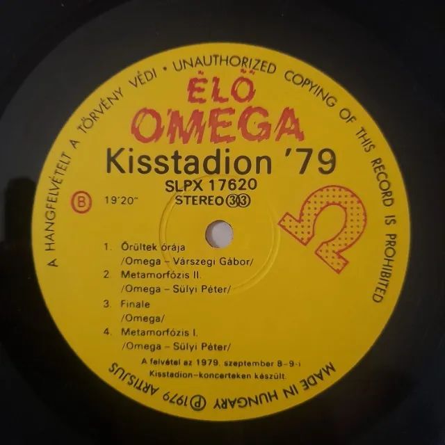 LP Omega - Live At The Kisstadion - Rock húngaro progressivo - Foto 3