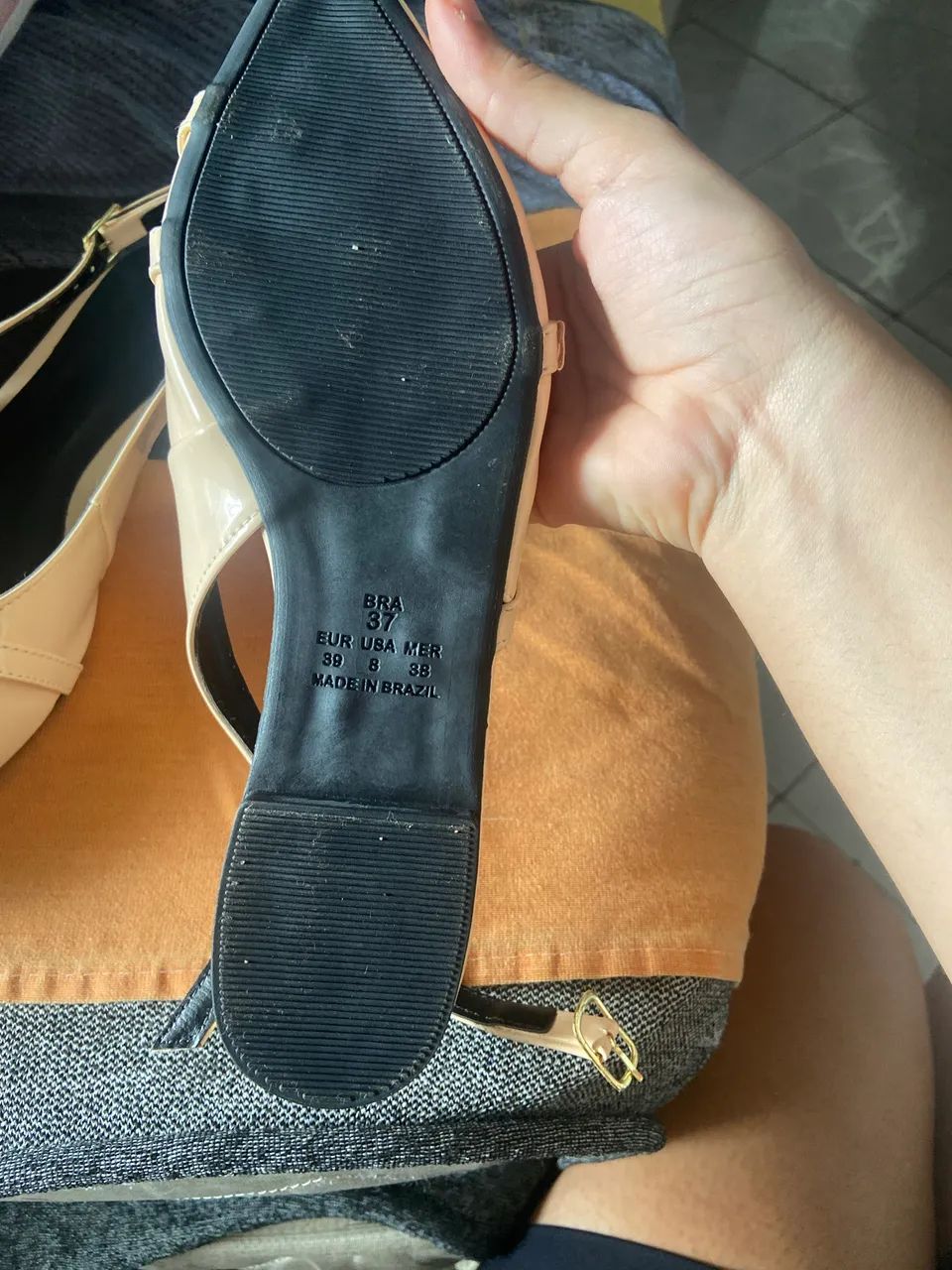 SANDÁLIA ESTILO SCARPIN SEM SALTO - Foto 4